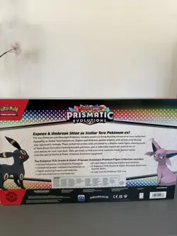 Pokemon TCG Prismatic Evolutions Premium Figure Collection New And Sealed ✅ - Image 2