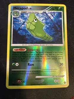 Pokemon 47/106 Metapod Great Encounters Reverse Holo - Image 1
