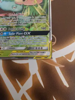 Pokemon TCG Venusaur & Snivy GX 1/236 Sm-Cosmic Eclipse English Card - Image 4