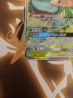 Pokemon TCG Venusaur & Snivy GX 1/236 Sm-Cosmic Eclipse English Card - Image 5
