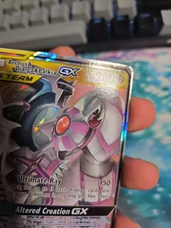 Arceus & Dialga & Palkia GX 156/236 Cosmic Eclipse (NM-) Pokemon TCG - Image 3