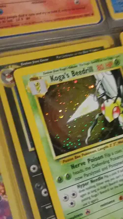 Pokemon Koga's Beedrill Holo Rare Unlimited 9/132 Gym Challenge 80 HP English - Image 3