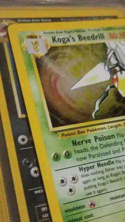 Pokemon Koga's Beedrill Holo Rare Unlimited 9/132 Gym Challenge 80 HP English - Image 4