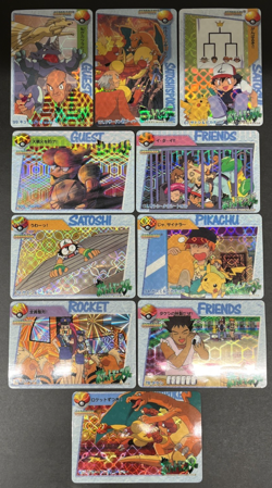 Lot of 10 PRISM Carddass Vending Bandai Japanese Pokemon Card NRMT **Read** - Image 3