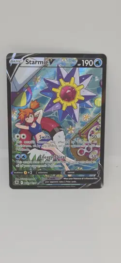 Starmie V Trainer Gallery #TG13 Astral Radiance Ultra Rare Full Art Holo Pokemon - Image 2