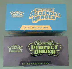 Lot of 2: Pokemon TCG Ascended Heroes ETB + Perfect Order ETB New Sealed Boxes - Image 5