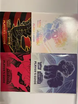 Mixed Pokemon etb Guide Book (4) Lot - Image 1
