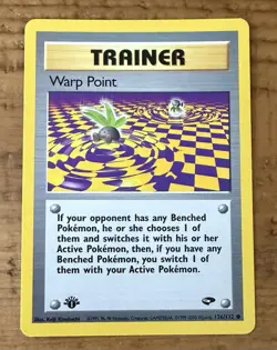 Pokemon TCG Trainer Gambler #60/62 Non-Holo 1st Edition Vintage 1999 - Image 5