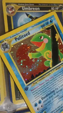 Pokemon Politoed Holo Rare 1st Edition 8/75 Neo Discovery 100 HP Stage 2 English - Image 3