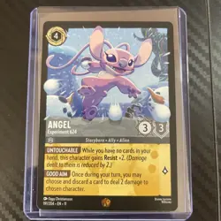 Disney Lorcana Winterspell Angel Experiment 624 191/204 Legendary Non-Foil - Image 1