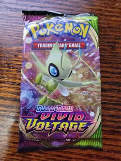 Sword & Shield-Vivid Voltage Booster Pack (10 Cards) RANDOM PACK ART 820650807497 - Image 1