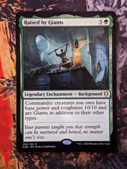 MTG Card: Raised by Giants (CL: Battle for Baldur's Gate) - Image 1