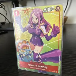 Jewelry Bonney (Alt Art Parallel) ST21-004 Starter Deck EX: Gear 5 Foil NM Card - Image 1