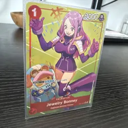 Jewelry Bonney (Alt Art Parallel) ST21-004 Starter Deck EX: Gear 5 Foil NM Card - Image 3