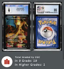 Charizard EX Flashfire Holo Full Art Card 100/106 Charizard CGC 9 Mint - Image 3