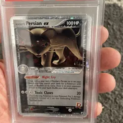 Rocket's Persian EX 116/115 PSA 8 Unseen Forces Pokemon Card - Image 3