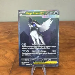 Pokemon Cards Mega Absol ex 180/132 Mega Evolution Special Illustration Rare NM - Image 1