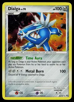 Pokemon Card - Dialga Platinum 6/127 Holo Rare - Image 1