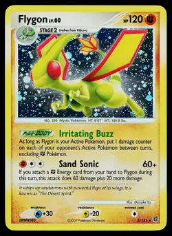 Pokemon Card - Flygon Secret Wonders 5/132 Holo Rare - Image 1