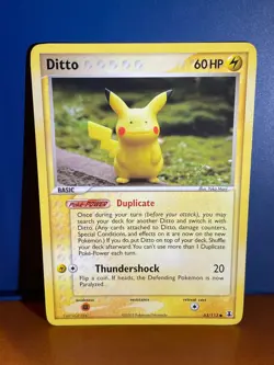 2005 Pokemon Card - Ditto (Pikachu) 63/113 - Vintage Ex Delta Species - Image 1