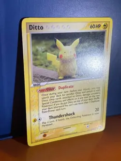 2005 Pokemon Card - Ditto (Pikachu) 63/113 - Vintage Ex Delta Species - Image 5