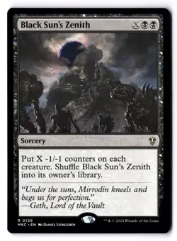Black Sun's Zenith NM* Commander: Murders Karlov Manor 0126 mtg -UnltdCards - Image 1