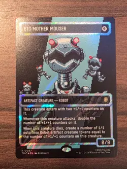 Big Mother Mouser (Borderless) (Surge Foil) Teenage Mutant Ninja Turtles MTG - Image 1
