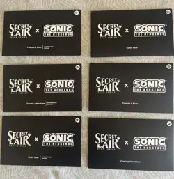 Sealed MTG Secret Lair Sonic The Hedgehog Rainbow Foil Sealed Set + Regular Lot - Image 1