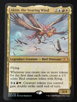 1x MTG Akim, the Soaring Wind (Foil) - Commander 2020 (C20) #6 - Magic - Image 1