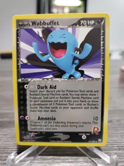 Rocket's Wobbuffet 47/109 EX Team Rocket Returns Regular Uncommon Pokemon LP - Image 1