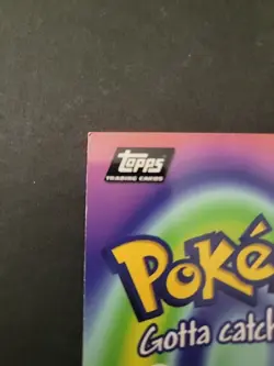 LP Charizard E6 of 12 Topps Movie Edition Black Logo Pokemon Card - Image 3