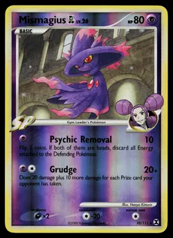 Pokemon Card - Mismagius GL Rising Rivals 10/111 Reverse Holo Rare - Image 1