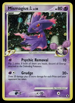 Pokemon Card - Mismagius GL Rising Rivals 10/111 Holo Rare - Image 1