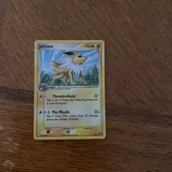 Jolteon Holo 3/17 Pop Series 3 Pokemon Card HP 2006 English #3 Vintage - Swirl - Image 1