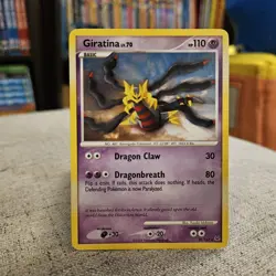 Giratina Pokemon TCG Platinum Non-Holo Rare Card #28/127 - Image 1
