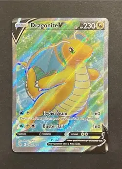 Pokemon Dragonite V 076/078 Full Art Ultra Rare Pokemon GO NM - Image 1