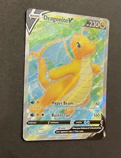 Pokemon Dragonite V 076/078 Full Art Ultra Rare Pokemon GO NM - Image 3