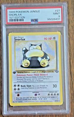 Snorlax - Jungle First Edition Non-Holo (27/64) - Pokemon 1999- PSA 9 Mint - Image 2