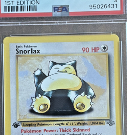 Snorlax - Jungle First Edition Non-Holo (27/64) - Pokemon 1999- PSA 9 Mint - Image 4