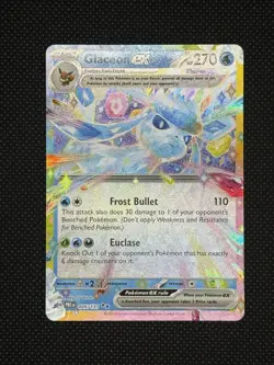 Pokemon TCG GLACEON EX 026/131 Double Rare SV Prismatic Evolutions - Image 1