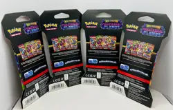 Pokemon TCG Mega Evolution Phantasmal Flames Booster Pack Lot of 4 Sealed - Image 2