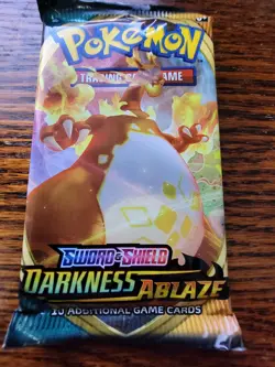 Darkness Ablaze Sword & Shield Booster Pack Pokemon English | 1 pack, Random Art - Image 1