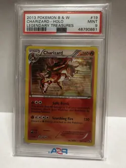 Pokemon 2013 Black and White Legendary Collection Charizard Holo PSA 9 - Image 1