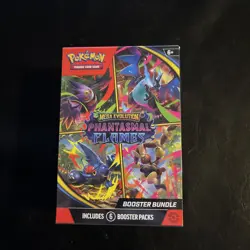 Pokemon TCG: Mega Evolution-Phantasmal Flames Booster Bundle Sealed New - Image 1
