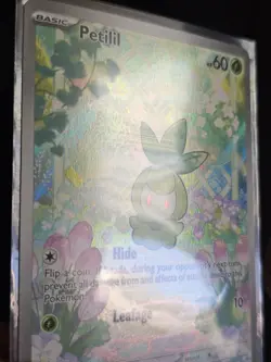 Petilil Illustration Rare 91/086 Pokemon Black Bolt & White Flair English NM - Image 3