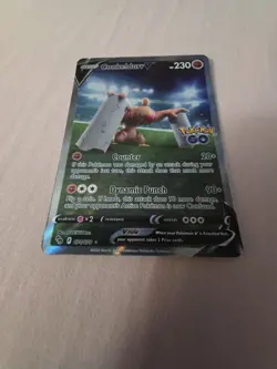 Pokemon TCG Conkeldurr V (Alternate Full Art) 074/078 -Pokemon GO-Near Mint Holo - Image 2
