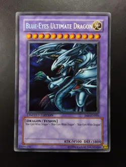 YUGIOH 2006 | BLUE-EYES ULTIMATE DRAGON | JMP-EN005 | NA SECRET RARE | NEAR MINT - Image 1