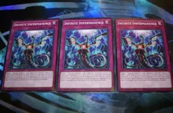 3x Infinite Impermanence 1st Edition Common L26D-ENM19 Yu-Gi-Oh! - Image 1