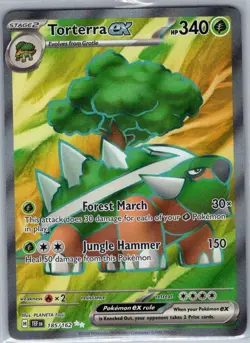 Torterra ex 185/162 SV05: Temporal Forces - Pokemon Card - NM - Image 1