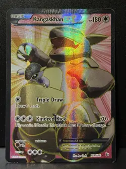 Kangaskhan EX 103/106 XY Flashfire Holo Ultra Rare Full Art Pokemon Card AB2 MP1 - Image 1